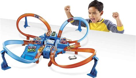 Hot Wheels Criss Cross Crash Exclusive 164 Track Set Mattel Toys ToyWiz