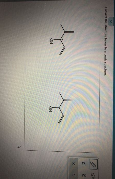 Solved Convert the structure below to a Lewis structure о Chegg