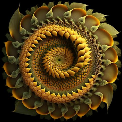 Fibonacci Sequence Spiral in Nature Drawing by RAGANA Design - Fine Art ...