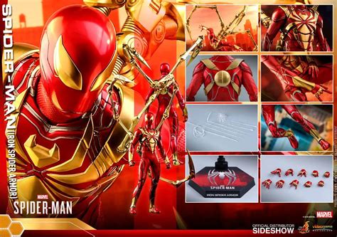 Marvel Spider Man Video Game Masterpiece Iron Spider Armor Collectible Figure VGM Hot Toys