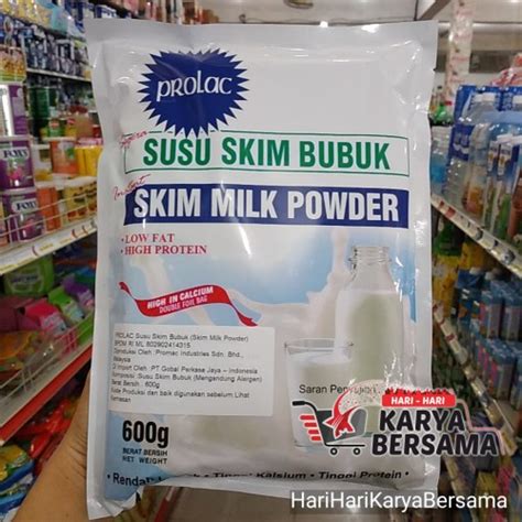 Jual Prolac Susu Skim Minuman Bubuk 600gr Kota Medan