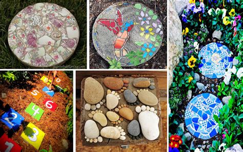 20 Beautiful Diy Stepping Stone Ideas To Decorate Your Garden The Art