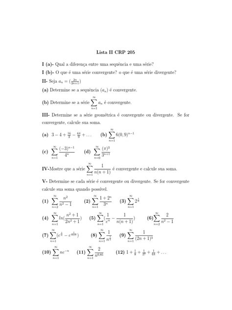 Pdf Listas De Exercícios De Calculo 2 Dokumen Tips