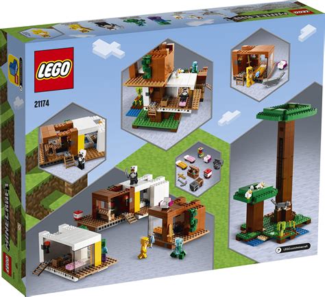 Buy LEGO Minecraft The Modern Treehouse 21174 Giant Treehouse Building ...