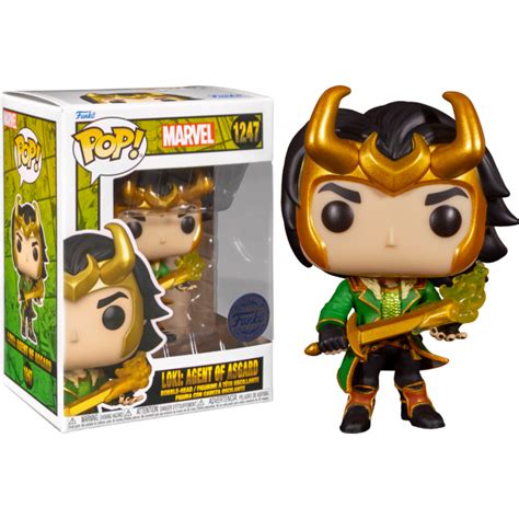 Marvel Comics Agent Of Asgard Loki Funko Pop Vinyl Figure Popcultcha