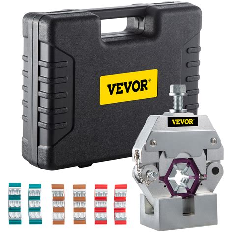 VEVOR 71550 Portable Manual Hydraulic Pipe Press Hose Crimping Tool and ...