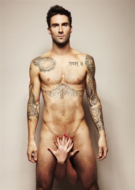 Adam Levine Nude Maroon 5 Singer Gets Naked For Cancer In Cosmo UK