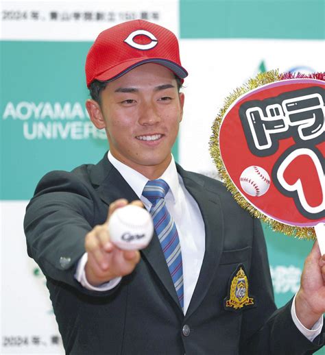 広島1位・青学大の常広羽也斗、公式戦で初安打、投げては完投勝利 史上5校目の4冠王手【明治神宮野球大会】：中日スポーツ・東京中日スポーツ