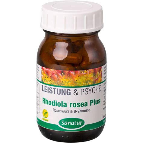 Sanatur Rhodiola Rosea Plus Kapseln Bio Naturel De