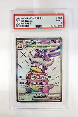 Pok Mon Tcg Psa Slowking Ex Ultra Rare Paldea Evolved