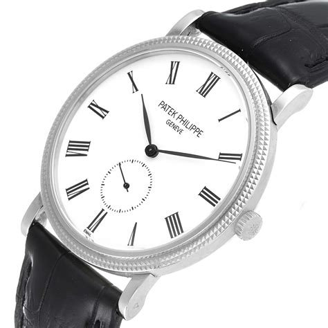 Patek Philippe Calatrava White Gold G Stock Swisswatchexpo