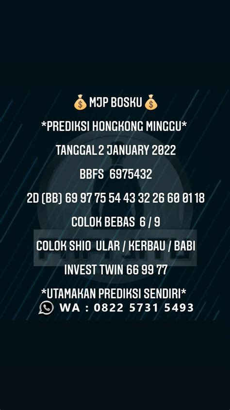 Prediksi Hongkong Papi Minggu Januari Semoga Jp Tetap Ups