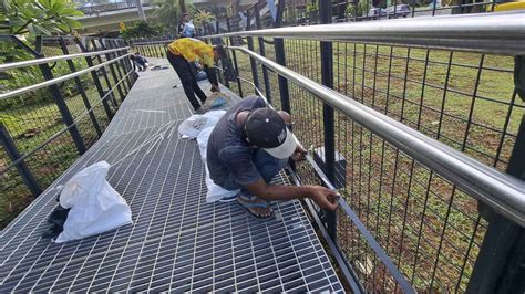 Jalur Pedestrian Taman Semanggi Vlix Id