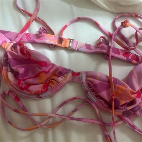 Tiger Mist Pink Bikinis And Tankini Sets Depop