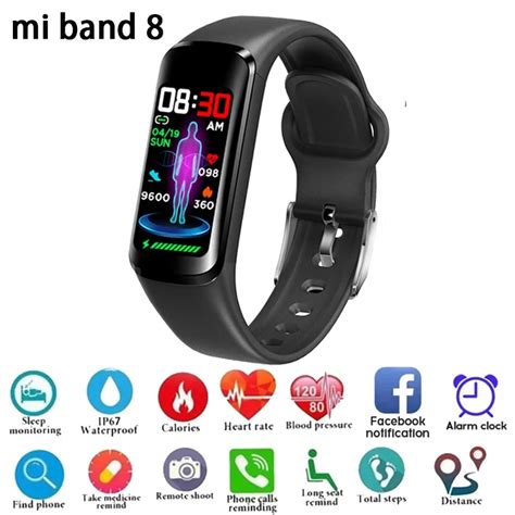 Imperme Vel Ecg E Ppg Smart Watch Para Homens E Mulheres Pulseira