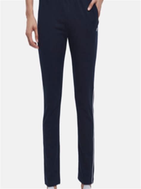 Buy Ajile By Pantaloons Men Navy Blue Cotton Track Pant Track Pants