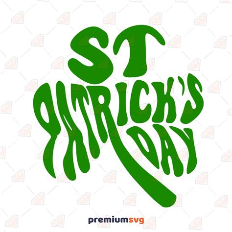 St Patricks Day Svg Shamrock Clover Leaf Svg Premiumsvg