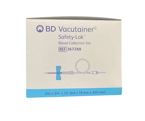 Bd Vacutainer Safety Lok Blood Collection Set With Luer Medisa