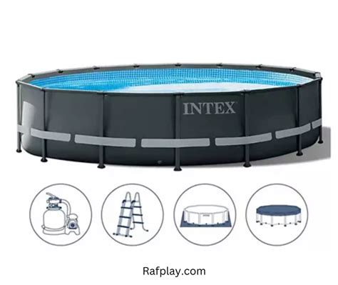 Intex Ultra Xtr Frame Above Ground Round Pool (4.88m X 1.22m) – Rafplay