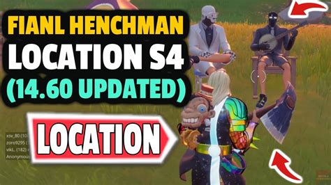 NEW Shadow Ghost Henchman LOCATION Fortnite V14 60 Updated YouTube