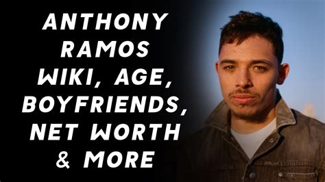 Anthony Ramos Wiki, Age, Boyfriends, Net Worth & More