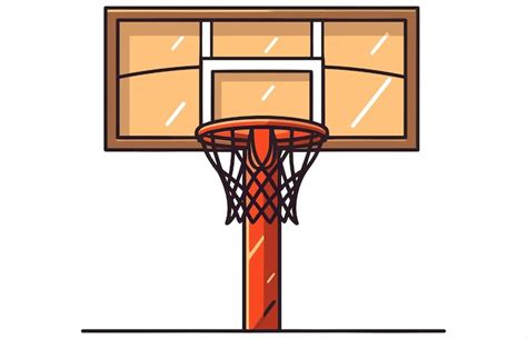 Premium Vector Basketball Hoop Vector Illustration Vector Silhouette