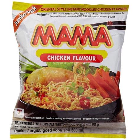 Mama Chicken Flavour Instant Noodles Jumbo Pack 90g Aos Express