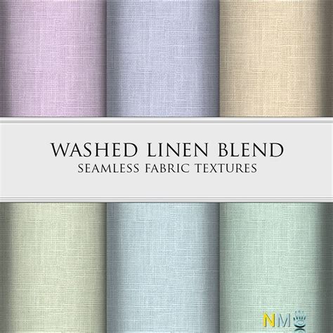 D Washed Linen Fabrics Seamless Textures Set Cgtrader