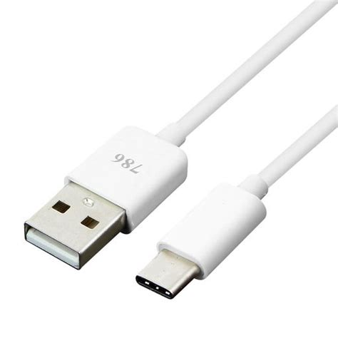 Cable Usb A Usb Tipo C Metro Carga Y Sincronizaci N Blanco Con