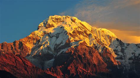 Mount Everest At Sunset 4k Ultra Hd Wallpaper