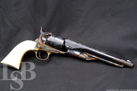 John Adams Engraved Colt 2nd Gen 1860 Army 44 Caliber Revolver Atf