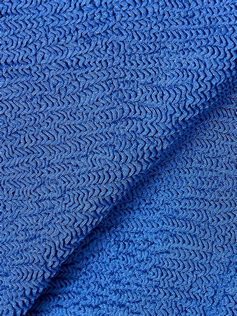 Hunza G Jamie Twist Front Metallic Seersucker Bikini Net A Porter