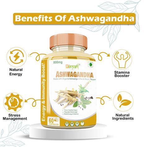 Divya Shree Ashwagandha Capsule Helps Enhance Vigour And Vitality