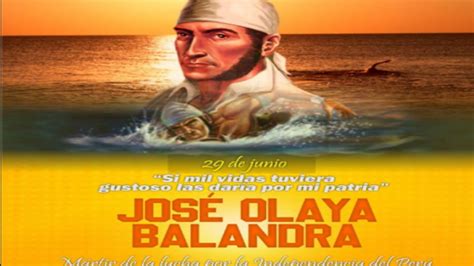 Hoy Recordamos El Sacrificio De José Olaya Balandra En La Lucha Por La