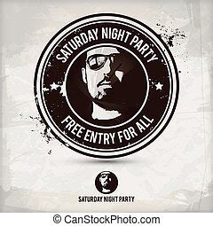 Saturday night Vector Clipart Royalty Free. 44 Saturday night clip art ...