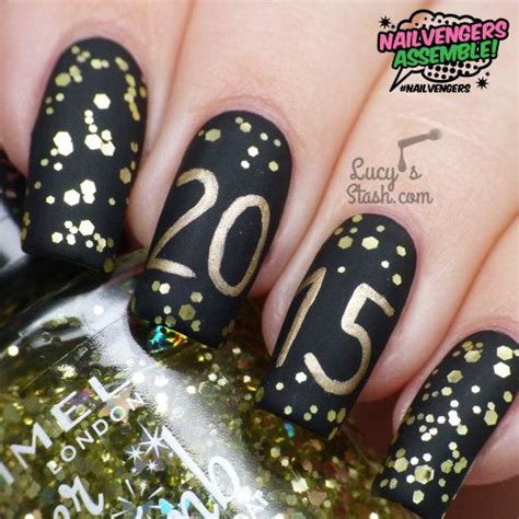 Nailvengers Assemble New Year S Eve Nails New Years Nail Art