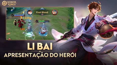 Aprenda A Jogar Li Bai Honor Of Kings Brasil YouTube