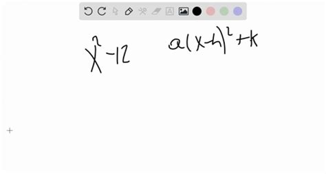 how to find h and k in vertex form