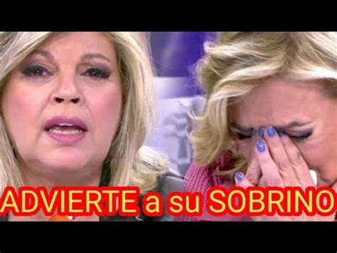 Comunicado De Terelu Que Hunde A Carmen Borrego Llorando En Directo