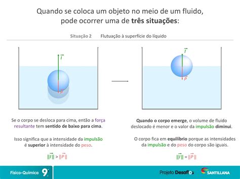 4 3 Flutuação 4 3 Flutuação Quando se coloca um objeto no meio de um