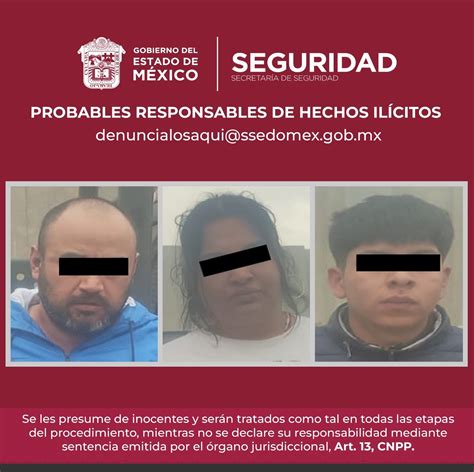 Detienen A Tres Personas Posibles Responsables De Delitos Contra La