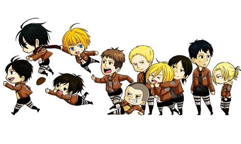 Chibi Attack On Titan Characters