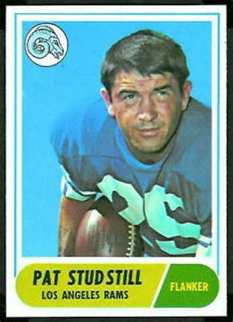 1968 Topps #156 Pat Studstill - Vintage Football Card Gallery