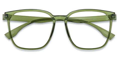 Gafas Graduadas Mujer Judy Gafas Cuadradas Verdes Claras Con