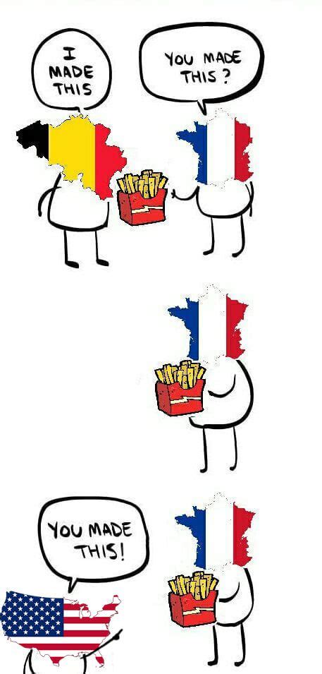 French Fries French Puns Funny French French Quotes French Stuff Funny Puns Stupid Funny