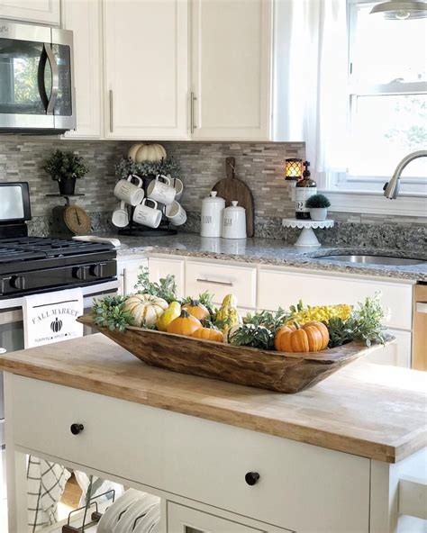 35 Beautiful Fall Theme Kitchen Island Decor Ideas Magzhouse