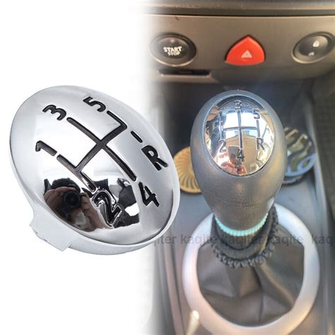 Speed Car Gear Shift Knob Cap Cover For Renault Clio Megane Scenic