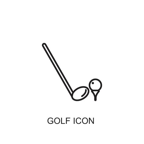 Premium Vector Golf Vector Icon Icon