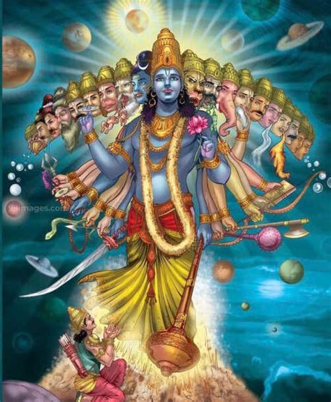 Hindu God Vishnu In A Generative Ai Universe Stock Photo 22188983