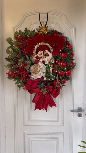 Decora Encanta On Instagram Guirlanda De Natal Cm Cole O Sagrada